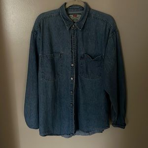 Jean button down shirt